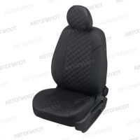 Чехлы Автопилот Экокожа Ромб на Suzuki Liana универсал 2001-2008 г.в. Чехлы Автопилот Экокожа Ромб на Suzuki Liana универсал 2001-2008 г.в.