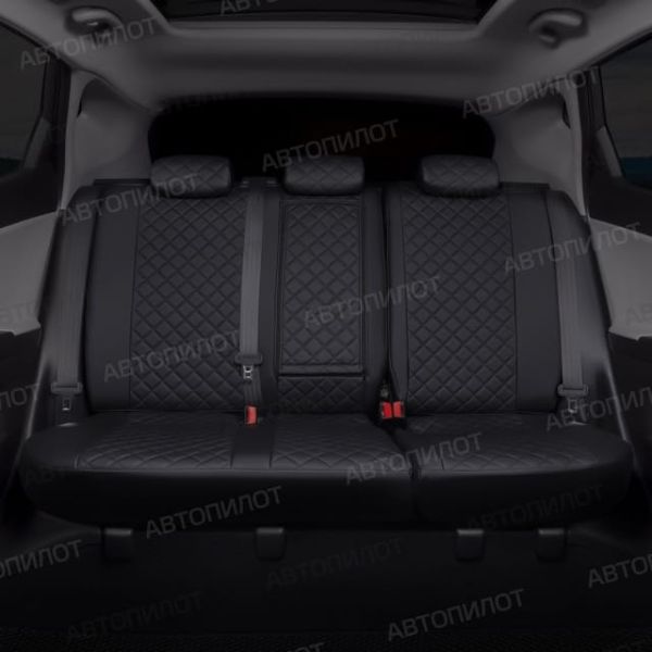 Чехлы Автопилот Экокожа Ромб на Suzuki Liana универсал 2001-2008 г.в. Чехлы Автопилот Экокожа Ромб на Suzuki Liana универсал 2001-2008 г.в.