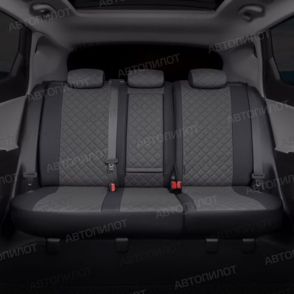 Чехлы Автопилот Экокожа Ромб на Suzuki Liana универсал 2001-2008 г.в. Чехлы Автопилот Экокожа Ромб на Suzuki Liana универсал 2001-2008 г.в.