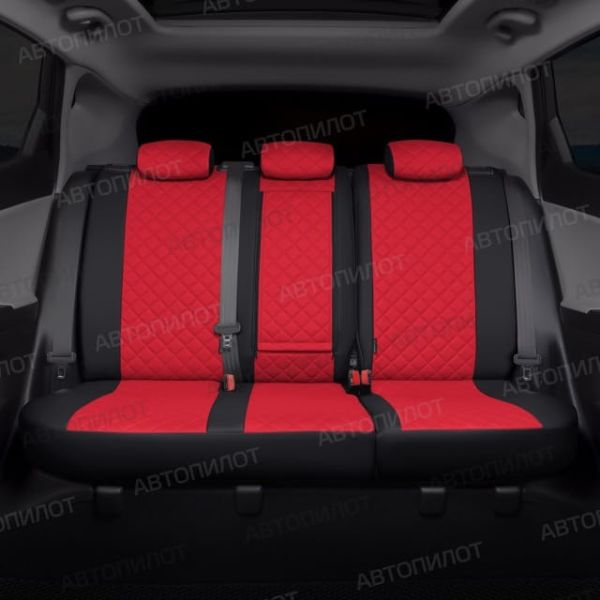 Чехлы Автопилот Экокожа Ромб на Suzuki Liana универсал 2001-2008 г.в. Чехлы Автопилот Экокожа Ромб на Suzuki Liana универсал 2001-2008 г.в.