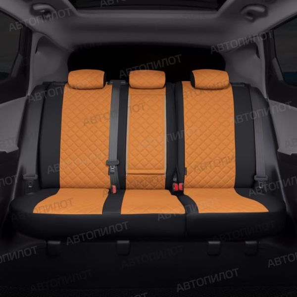 Чехлы Автопилот Экокожа Ромб на Suzuki Liana универсал 2001-2008 г.в. Чехлы Автопилот Экокожа Ромб на Suzuki Liana универсал 2001-2008 г.в.