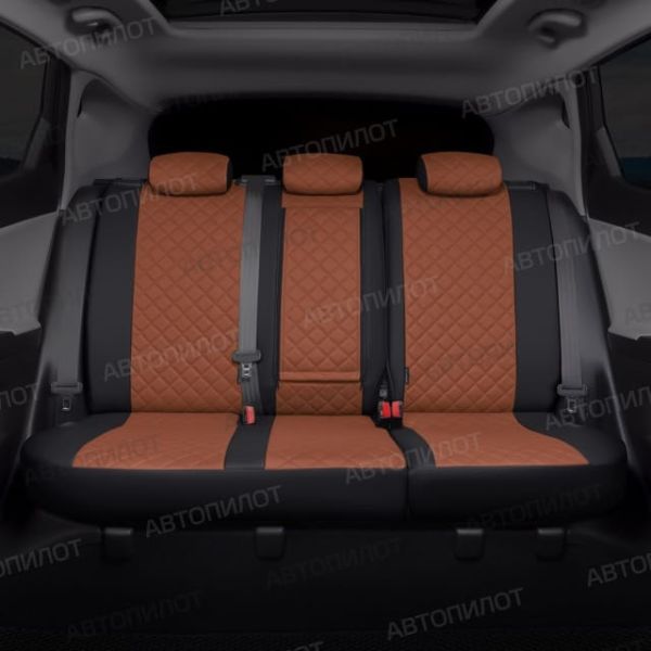 Чехлы Автопилот Экокожа Ромб на Suzuki Liana универсал 2001-2008 г.в. Чехлы Автопилот Экокожа Ромб на Suzuki Liana универсал 2001-2008 г.в.