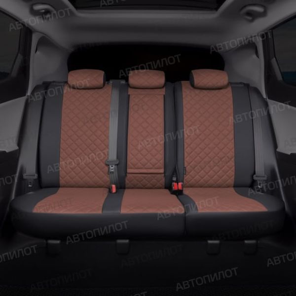 Чехлы Автопилот Экокожа Ромб на Suzuki Liana универсал 2001-2008 г.в. Чехлы Автопилот Экокожа Ромб на Suzuki Liana универсал 2001-2008 г.в.