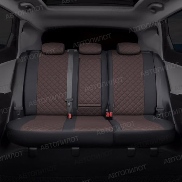 Чехлы Автопилот Экокожа Ромб на Suzuki Liana универсал 2001-2008 г.в. Чехлы Автопилот Экокожа Ромб на Suzuki Liana универсал 2001-2008 г.в.