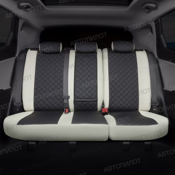 Чехлы Автопилот Экокожа Ромб на Suzuki Liana универсал 2001-2008 г.в. Чехлы Автопилот Экокожа Ромб на Suzuki Liana универсал 2001-2008 г.в.