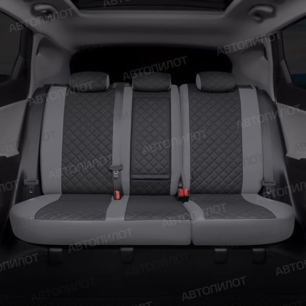 Чехлы Автопилот Экокожа Ромб на Suzuki Liana универсал 2001-2008 г.в. Чехлы Автопилот Экокожа Ромб на Suzuki Liana универсал 2001-2008 г.в.