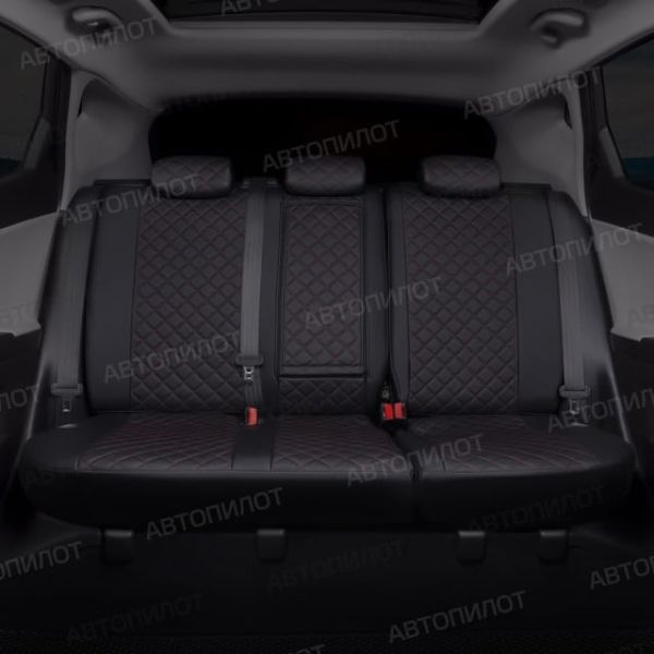 Чехлы Автопилот Экокожа Ромб на Suzuki Liana универсал 2001-2008 г.в. Чехлы Автопилот Экокожа Ромб на Suzuki Liana универсал 2001-2008 г.в.